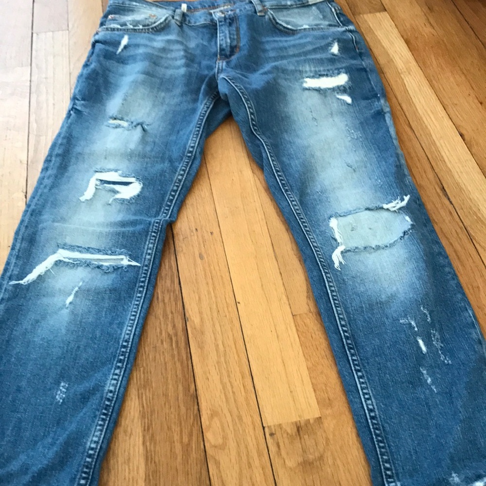 Blue Ripped Jeans